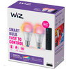 2x Żarówka LED E27 A60 8.5W = 60W 806lm 2200-6500K RGB + TW Inteligentna SMART WiFi Bluetooth Aplikacja WiZ + Pilot Sterujący