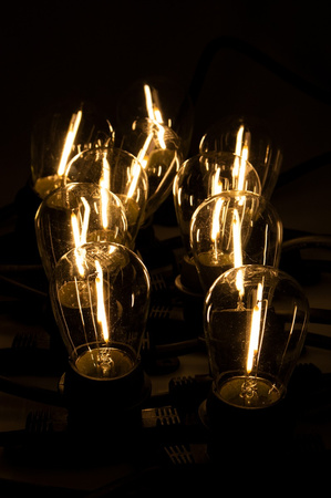 Girlanda Ogrodowa Zewnętrzna Łańcuch Świetlny 10m 10xE27 LED 1,3W Kobi