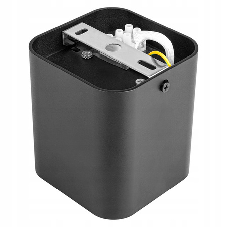 Oprawa Natynkowa Halogenowa Tuba Reflektor Spot GU10 Kwadratowa Ruchoma Czarna Masterled