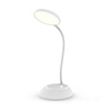 Lampka Biurkowa Stołowa LED 5W 200lm CCT 270° Akumulatorowa Biała Visua Kobi
