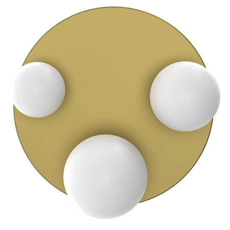 Lampa Sufitowa BIBIONE Złota 3xG9 Milagro