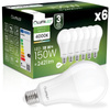 6x Żarówka LED E27 A70 18W = 150W 2421lm 4000K Neutralna 260° LUMILED