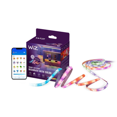 Taśma LED Pasek 10,2W RGBIC 4m Inteligentna SMART WiFi Bluetooth Aplikacja WiZ