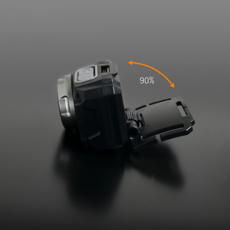 Latarka Czołowa Akumulatorowa LED 5W 5000lm 7 Trybów Pracy Czujnik Ruchu USB-C Wodoszczelna IP65 Videx