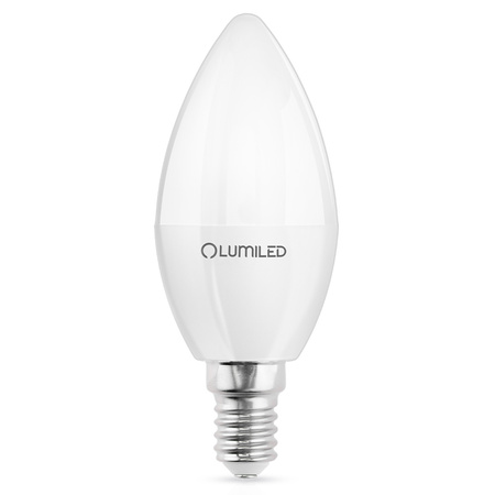 6x Żarówka LED E14 Świeczka B35 2,5W = 25W 249lm 3000K Ciepła 180° LUMILED