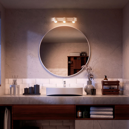 Lampa Sufitowa Reflektor 3x GU10 IP44 Biała Idris Philips