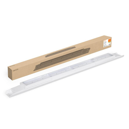 Panel LED Oprawa Liniowa Listwa 105W 16800lm 4000K Neutralna Natynkowa Podwieszana Biały 150x10cm Low Bay Flex Ledvance