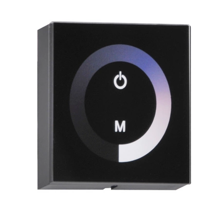 Włącznik Dotykowy ze Ściemniaczem do Taśm Pasków LED Czarny Mono Sanico Goldlux