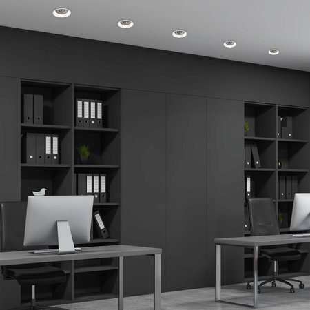 Oprawa HALOGENOWA Podtynkowa Podbitka Sufitowa GU10 Okrągła Ruchoma IP20 Biała Milagro