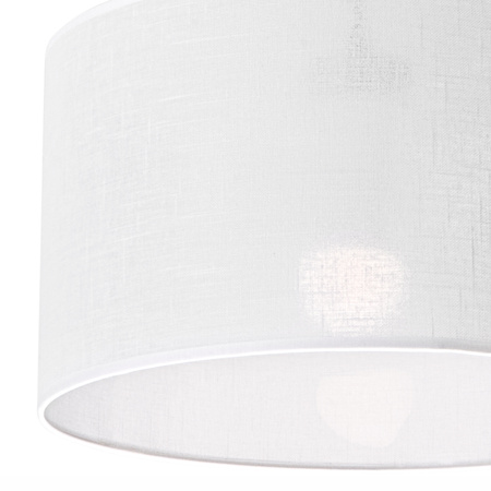 Lampa Wisząca Sufitowa VIVIAN E27 Abażur Biała LM-1.209 Lamkur