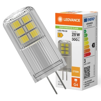 Żarówka LED Kapsułka G4 2.2W = 28W 300lm 2700K Ciepła 320° 12V Ledvance