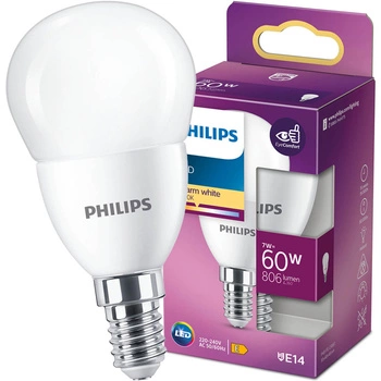 Żarówka LED E14 P48 7W = 60W 806lm 2700K Ciepła PHILIPS