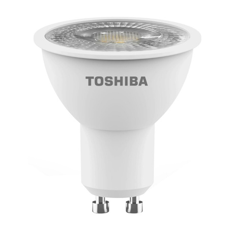 Żarówka LED Halogen GU10 4W = 50W 345lm 4000K Neutralna Reflektor Punktowy TOSHIBA