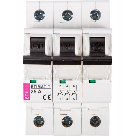 Ogranicznik Mocy Wyłącznik Nadprądowy ETIMAT T 3P 25A
