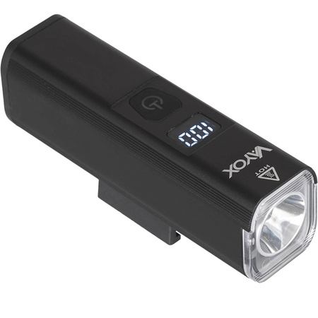 Lampka Latarka Rowerowa Światło Przód LED USB z Akumulatorem 6 Trybów Świecenia VAYOX