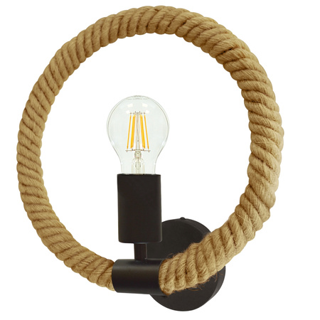 Kinkiet Lampa Ścienna ROPE LINE Loft Arthur E27 - GOLDLUX (Polux)