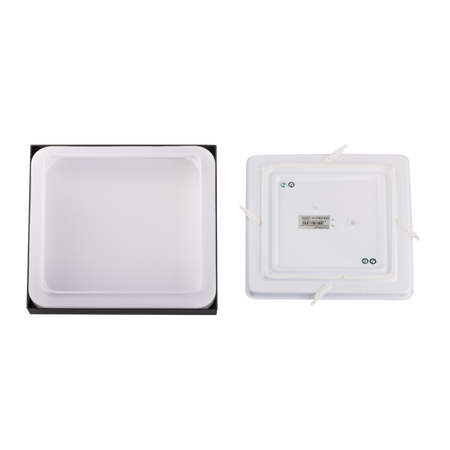 Plafon LED Lampa Sufitowa Natynkowa 2x E27 DUALIO Kwadratowy IP44 30cm LUMILED