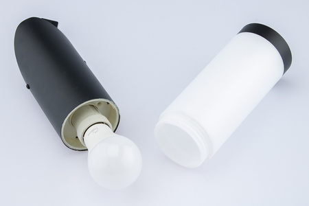 Kinkiet Ogrodowy Elewacyjny E27 SKOŚNY SŁUPEK Tuba Czarna