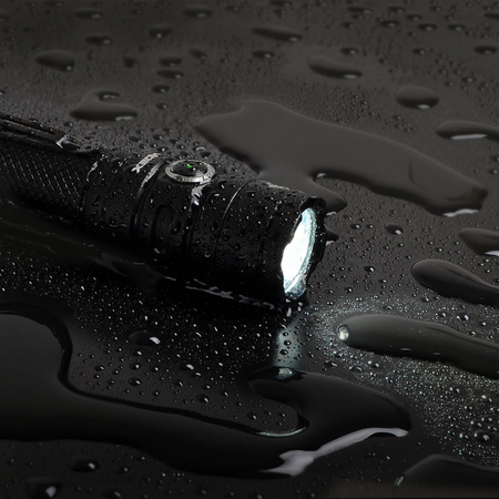 Latarka Ręczna Akumulatorowa LED 20W 4000lm 6 Trybów Pracy USB-C Wodoszczelna IP68 Videx