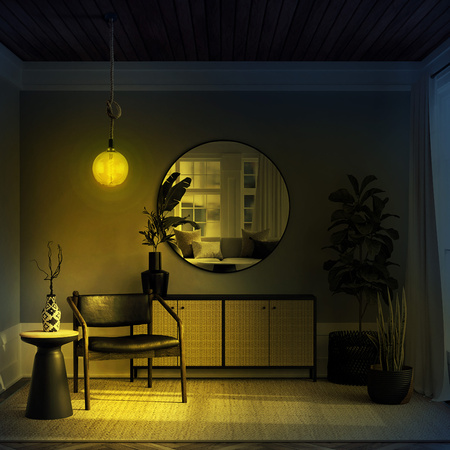 Żarówka Dekoracyjna LED E27 FILAMENT G200 4W 260lm 1800K Ciepła 320° DecoVintage Amber GOLDLUX (Polux)