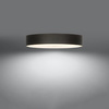 Lampa Sufitowa Plafon LED SKALA 6xE27 Oprawa Okrągła 80cm Czarna SOLLUX