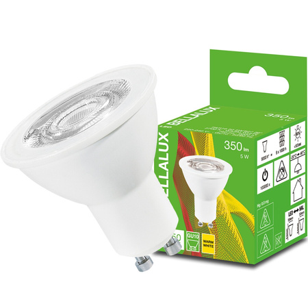 Żarówka LED GU10 5W = 50W 350lm 2700K Ciepła 36° BELLALUX