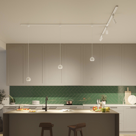 Lampa Wisząca na Szynę Oświetleniową Szynoprzewód LED GU10 Jednofazowa Biała EasyLink Colby Philips