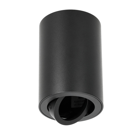 Oprawa Natynkowa Halogenowa Spot Tuba Okrągła GU10 Czarna OH36 Kobi