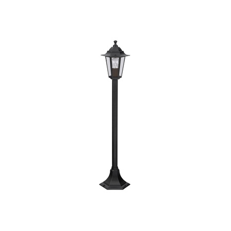 Lampa Ogrodowa Słupek Zewnętrzny Stojący E27 IP43 105cm Czarny Klasyczny Velence Rabalux