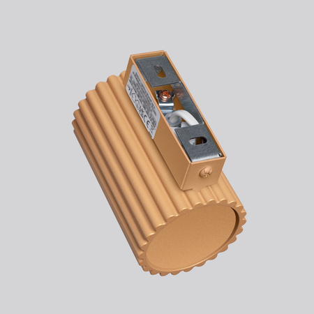 Lampa Ścienna Kinkiet Reflektor Tuba Spot 1x GU10 Złota Karbon Deep Space SL.1650 Sollux