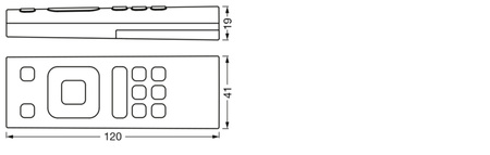Pilot Sterujący Kontroler Kolorów RGB CCT Pilot SMART+ WiFi Ledvance