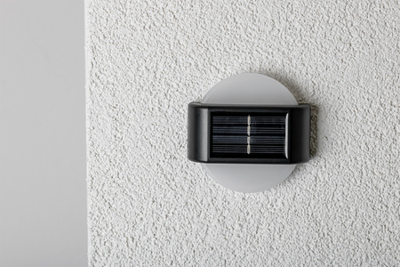 2x Lampa Solarna Ogrodowa LED Kinkiet Elewacyjny Góra Dół Oprawa Okrągła