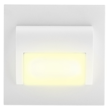 Oprawa schodowa DECORUS 9 LED 1,2W Biała ProVero Ciepła