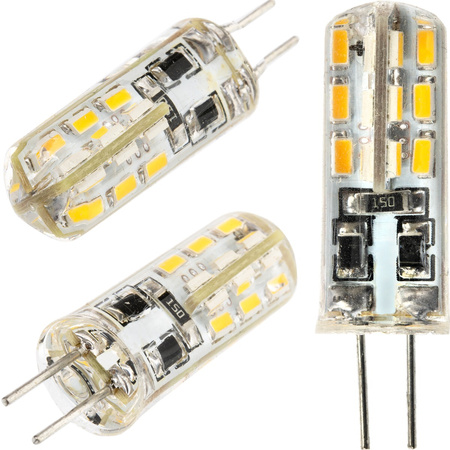 10x Żarówka LED G4 KAPSUŁKA 2W = 20W 200lm 3000K Ciepła 270° LUMILED