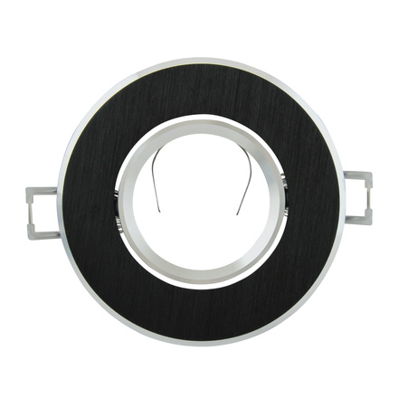 Oprawa Sufitowa Ruchoma Okrągła Podtynkowa WEST OPAL Czarna GOLDLUX (Polux)