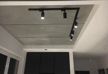 Zestaw Szyna Oświetleniowa Szynoprzewód 1,5m + 3x Reflektor Szynowy GU10 CZARNY Kwadratowy