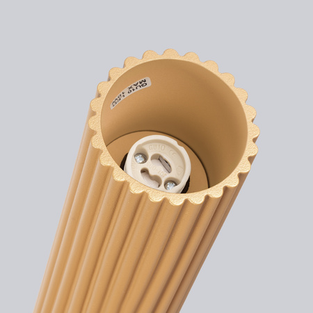 Lampa Sufitowa Reflektor Tuba Spot 1x GU10 Złota Karbon Deep Space SL.1549 Sollux