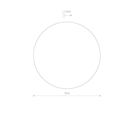 Kinkiet Ścienny Lampa Natynkowa LED 13W 160lm 3000K Ciepła Brązowa Skandynawska RING TIMBER LED L 11291 Nowodvorski