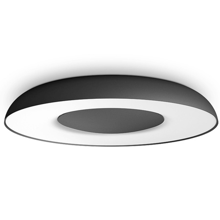Lampa Sufitowa Plafon LED STILL Czarny 22,5W CCT PHILIPS HUE Bluetooth Zigbee + Przełącznik Dimmer Switch