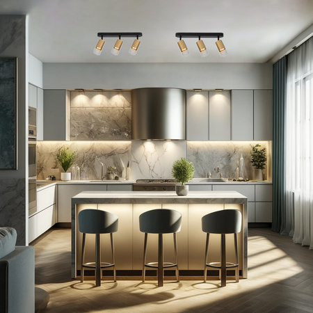 Kinkiet Spot Ricky Lampa Sufitowa Natynkowa 3xGU10 MILAGRO