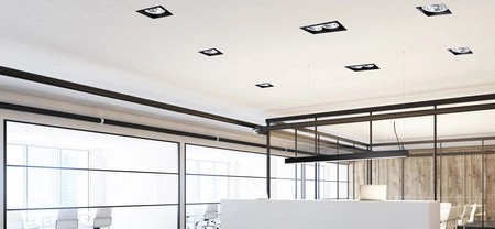 Oprawa Podtynkowa Sufitowa GU10 Czarna MOD PLUS 9404 Nowodvorski