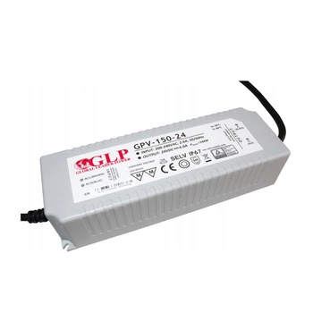 Zasilacz LED NAPIĘCIOWY 24V 150W 6,25A GPV-150-24 GLP HERMETYCZNY