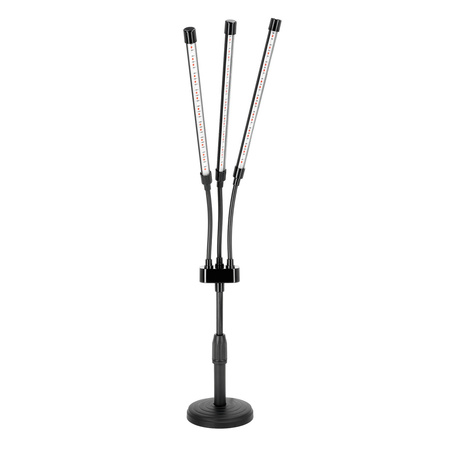 Lampka do Roślin LED Wspomagająca Wzrost Regulowana 10W Czarny Vitaro Kobi