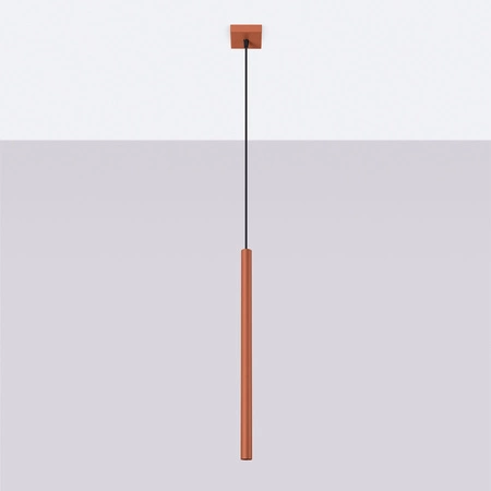 Lampa Wisząca Sufitowa Zwis Tuba Spot 1x G9 Ochra Czerwona Pastelo Ocean Green SL.1524 Sollux