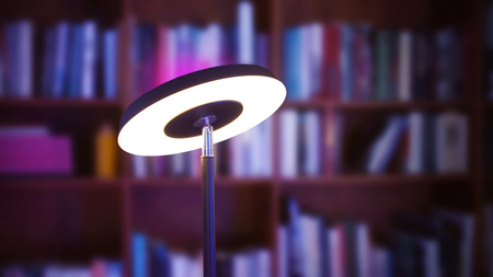 Lampa Podłogowa Stojąca LED 24W 850lm RGB CCT Ściemnialna Regulowana Czarny SMART+ WiFi Washer Luminare Ledvance