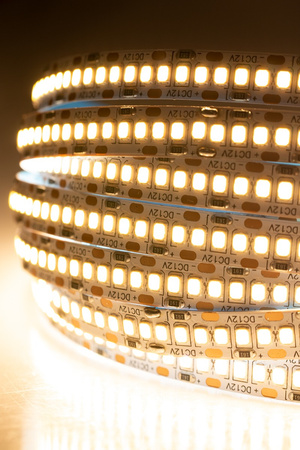 Taśma LED Pasek 12V 120W 1200LED 2835 Ciepła 10mm 5m