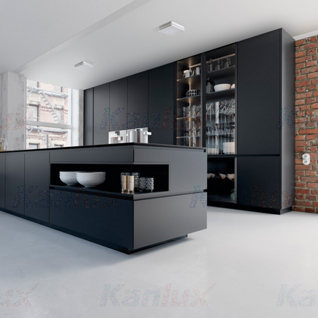 Plafon LED Lampa Ogrodowa Sufitowa z Czujnikiem Ruchu 24W 2060lm 26cm BENO KANLUX