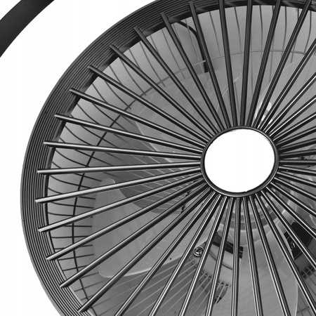 Lampa sufitowa PLAFON LED RODOS WENTYLATOR 72W 2700K-6500K czarny + pilot