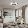 Plafon LED Lampa Sufitowa z Wentylatorem 55W 3000K-5000K z Pilotem 