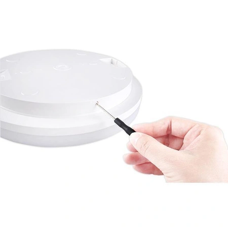 Plafon LED Lampa Sufitowa Łazienkowy Natynkowy 18W 1880lm 4000K Neutralny z Czujnikiem Ruchu Okrągły Biały IP54 Minos Masterled